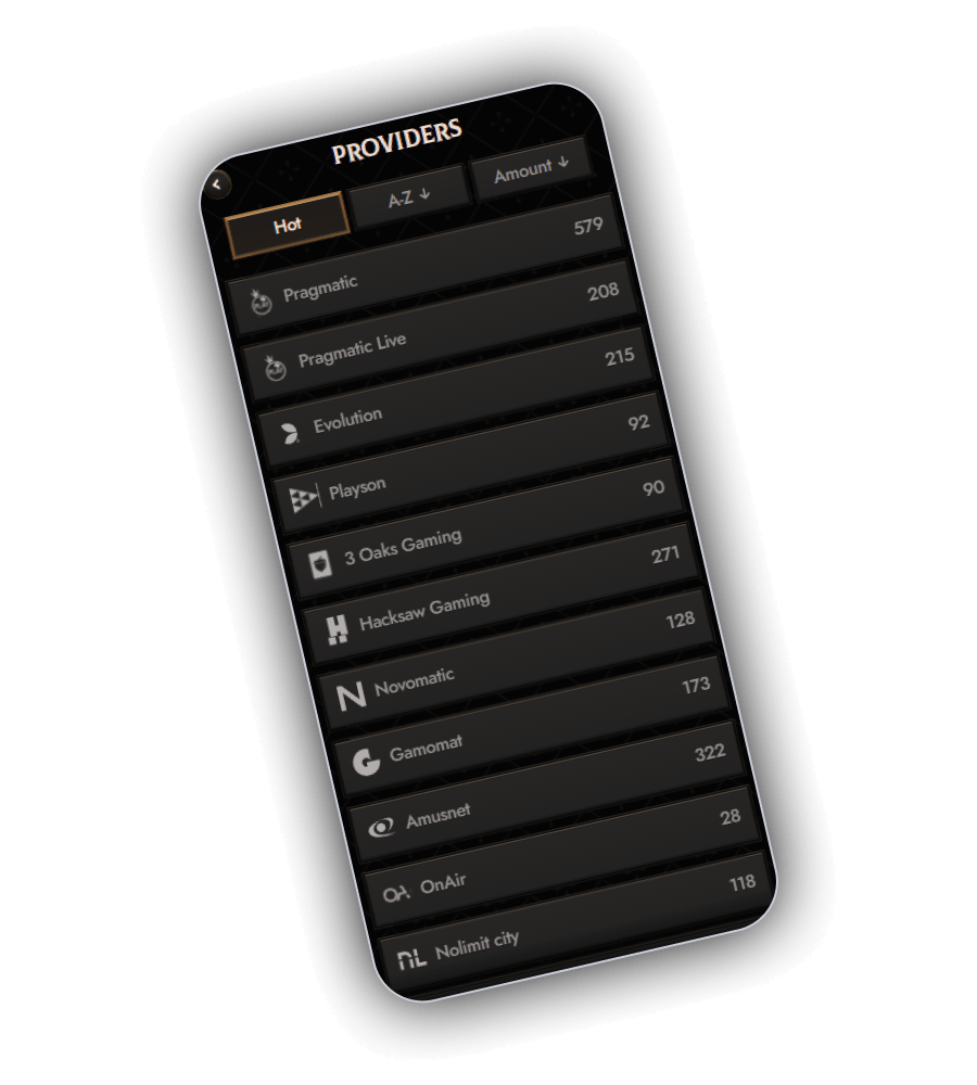 Crusaado Casino Game Providers
